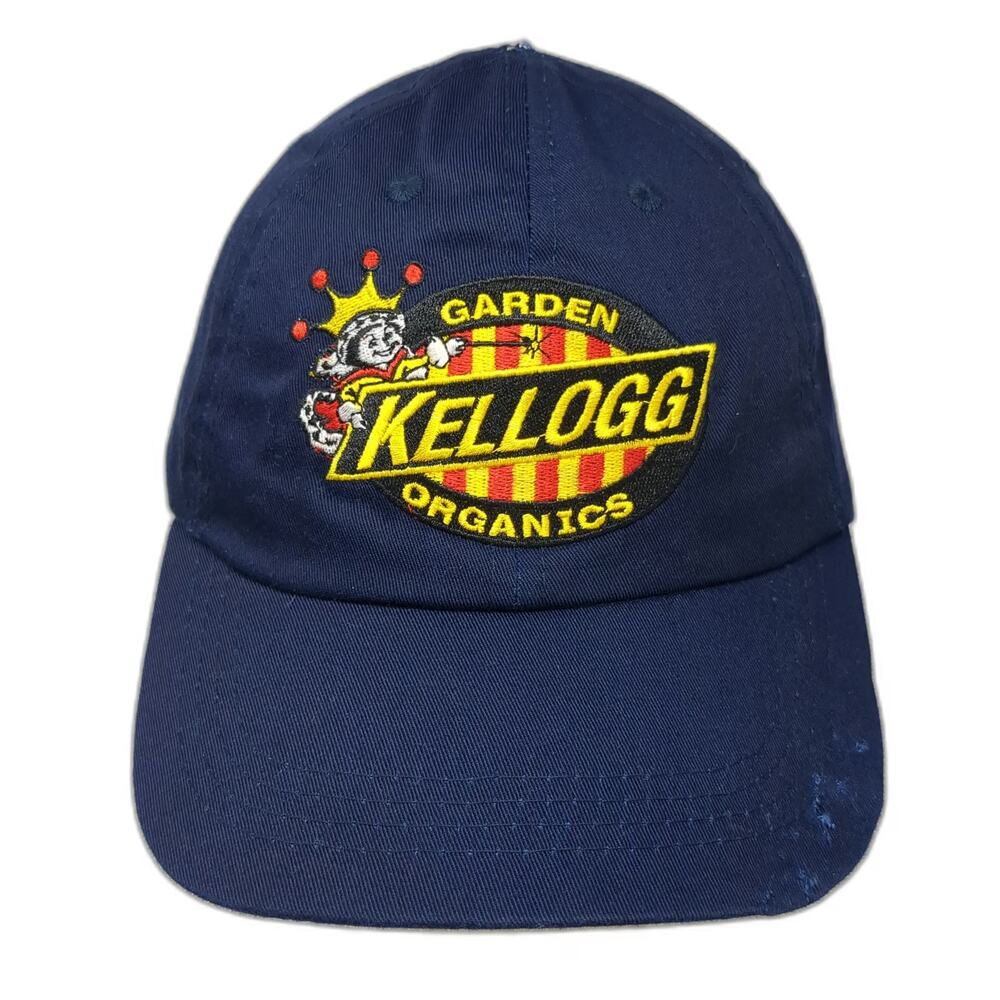 Zgear Baseball Cap Blue One Size Strapback Garden Kellogg Organics Logo Hat